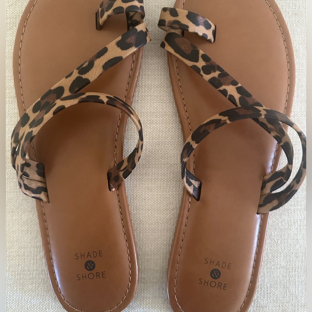 Leopard Animal Print Strappy Sandal